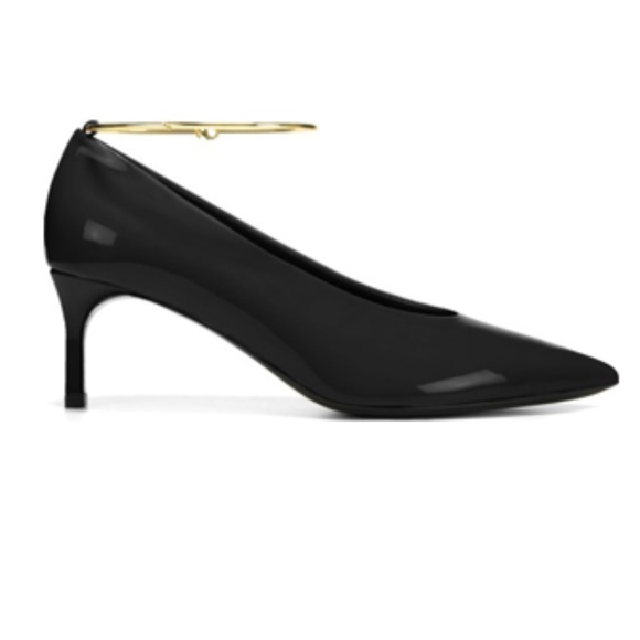 VIA SPIGA BAILEY LEATHER PUMP BLACK SIZE 6.5 - Picture 4 of 8